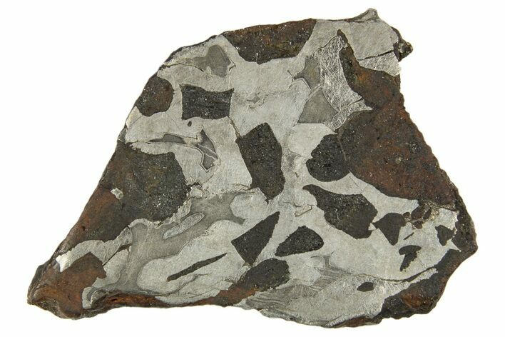 Etched Seymchan Meteorite Slice ( g) - Russia #313236